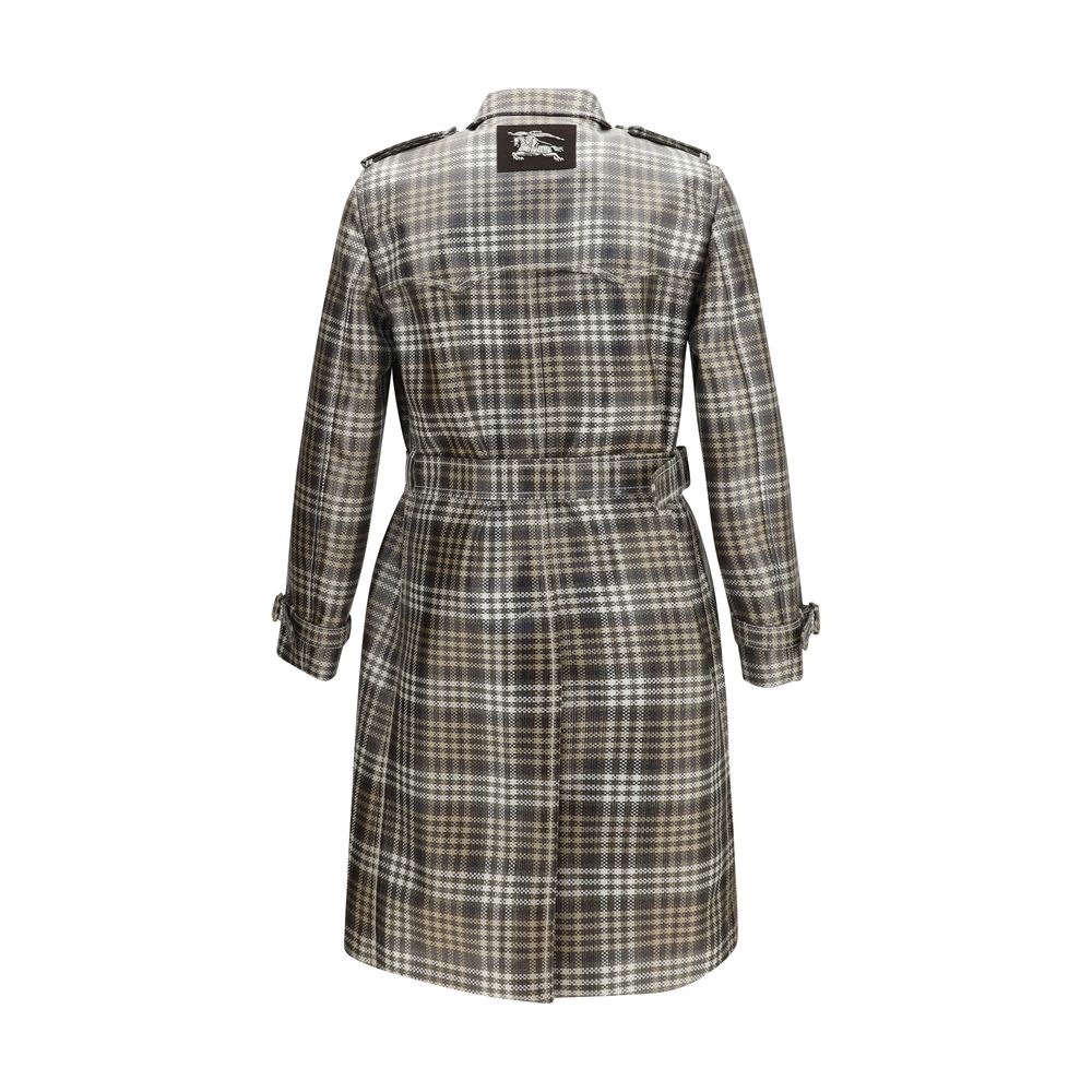 Brown Polyester Coat