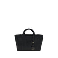 Black Viscose Handbag
