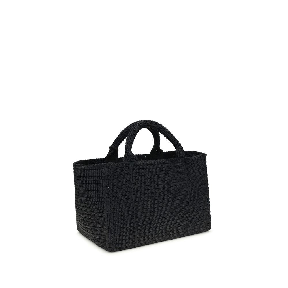 Black Viscose Handbag