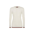 White Silk Long Sleeve T-Shirt
