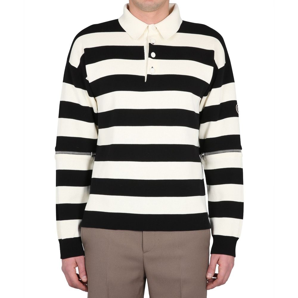 White Cotton Polo Shirt
