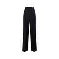 Black Mohair Casual Pants