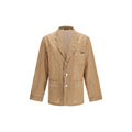 Beige Linen Robe