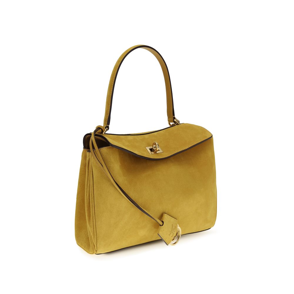 Beige Calf Leather Bos Taurus Shoulder Bag