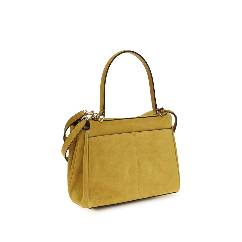 Beige Calf Leather Bos Taurus Shoulder Bag