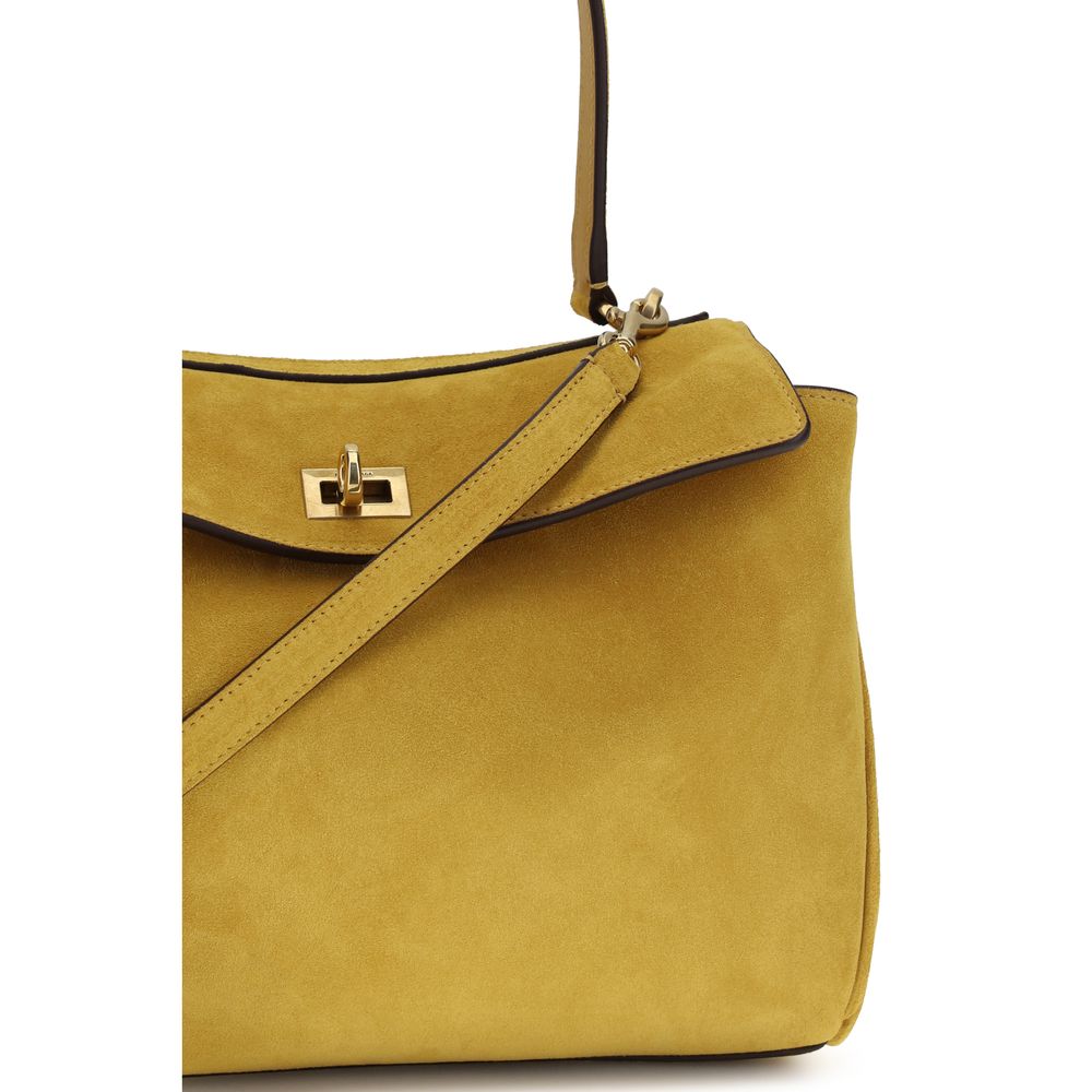Beige Calf Leather Bos Taurus Shoulder Bag