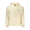 Beige Cotton Men Sweatshirt