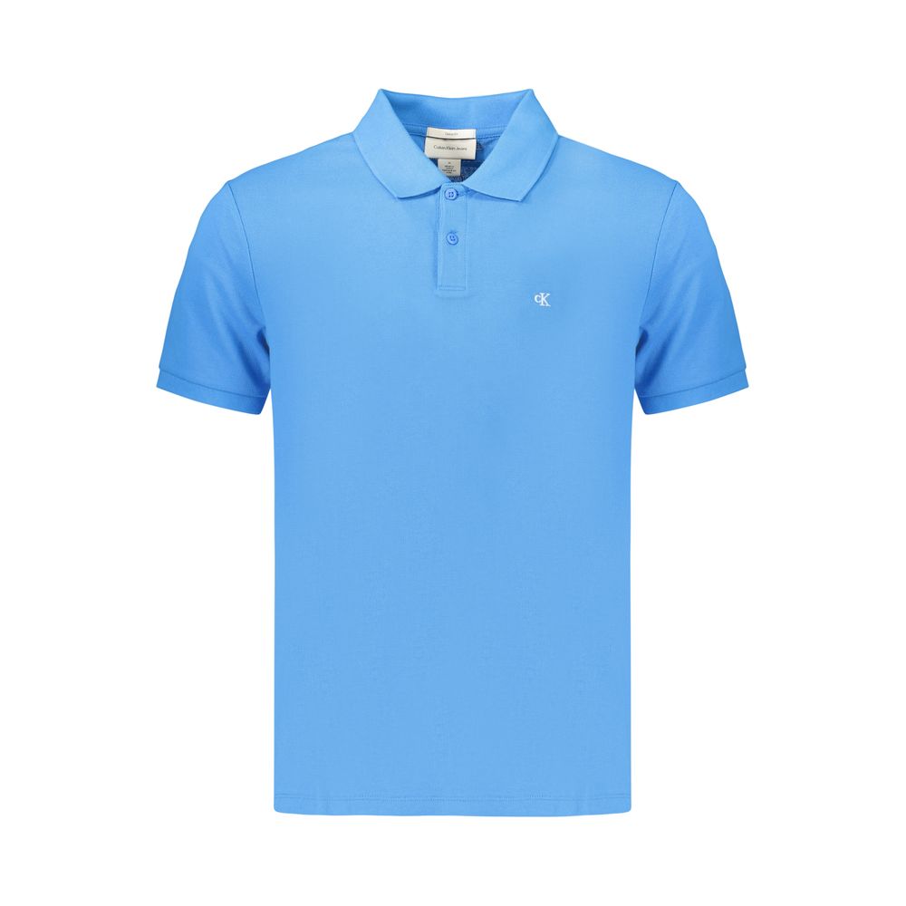 Azure Cotton Men's Polo Shirt