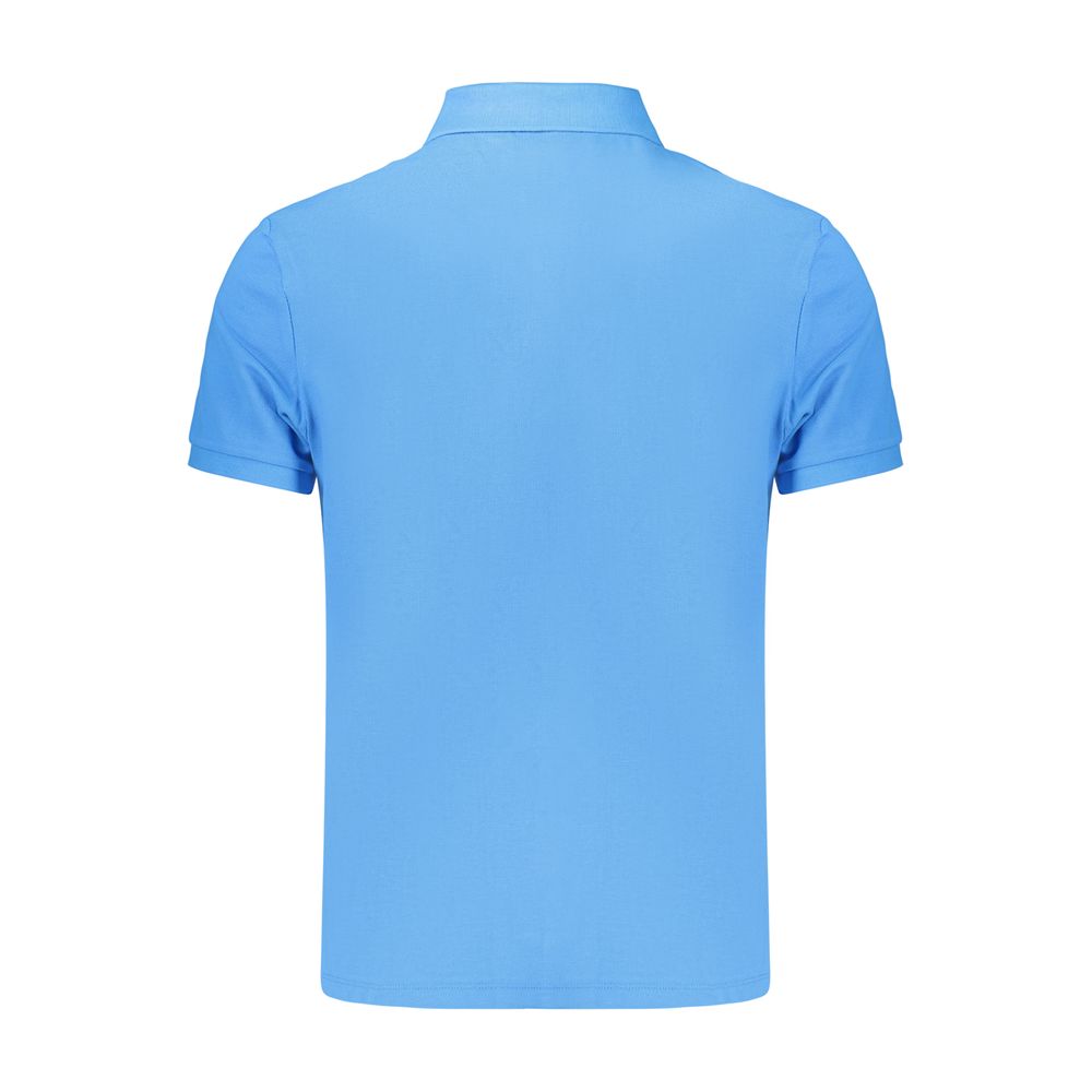 Azure Cotton Men's Polo Shirt