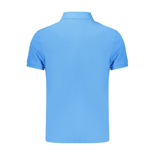 Azure Cotton Men's Polo Shirt