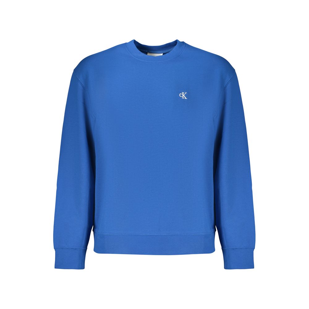 Blue Cotton Mens Sweatshirt