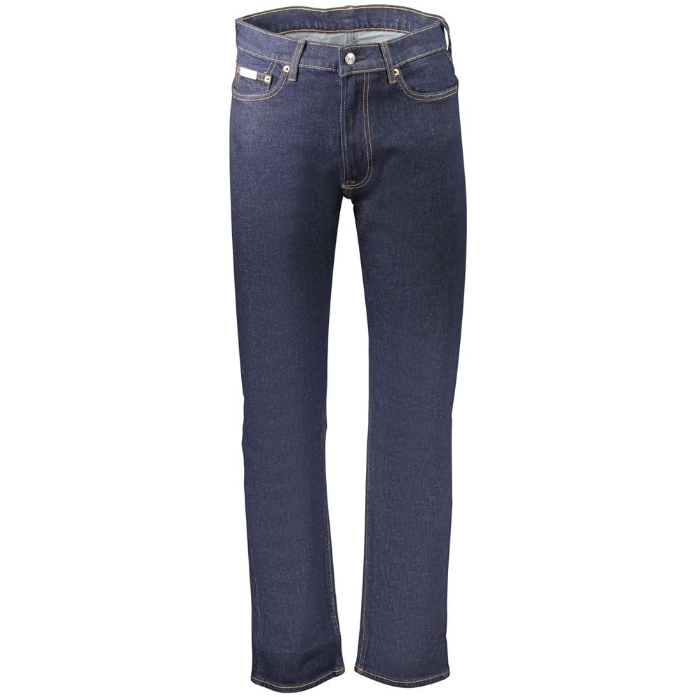 Blue Cotton Men's Jeans