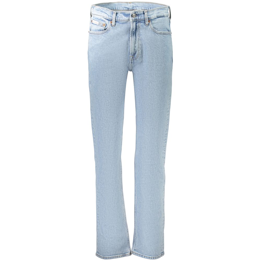 Light Blue Cotton Men's Jean