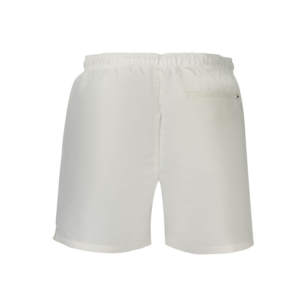 Bianco Polyester Men Swimwear