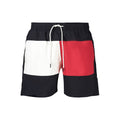 Blue Polyester Swim Shorts