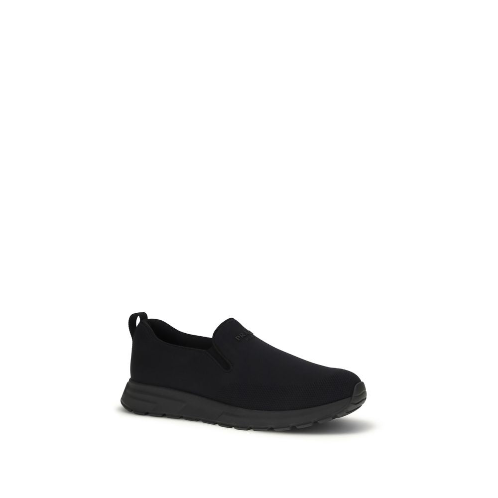 Black Recycled Polyamide Sneakers