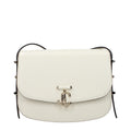 Blue Leather Crossbody Bag