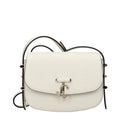 Blue Leather Shoulder Bag