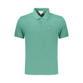 Green Cotton Mens Polo