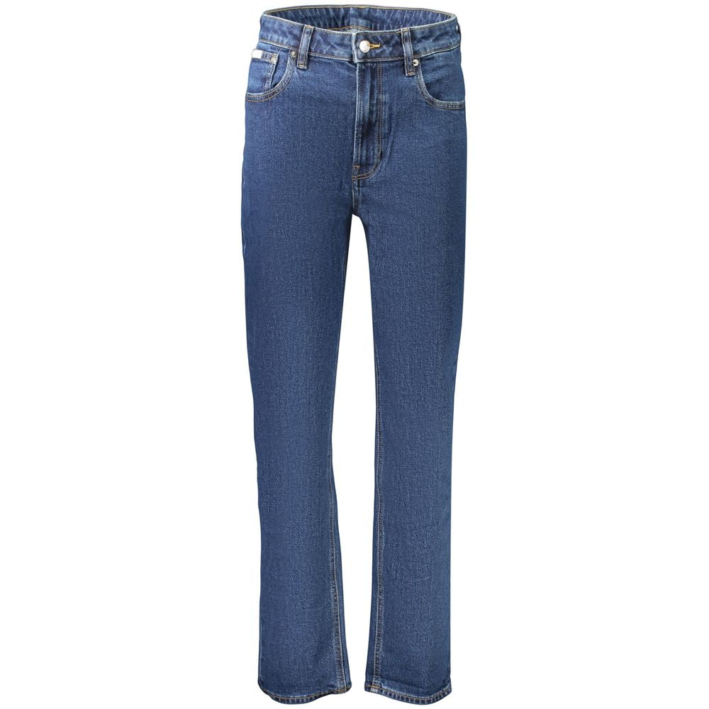 Blue Cotton Womens Jeans