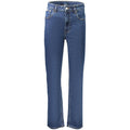 Blue Cotton Womens Jeans