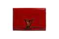 Louise PM Red Patent Leather Wallet On Chain