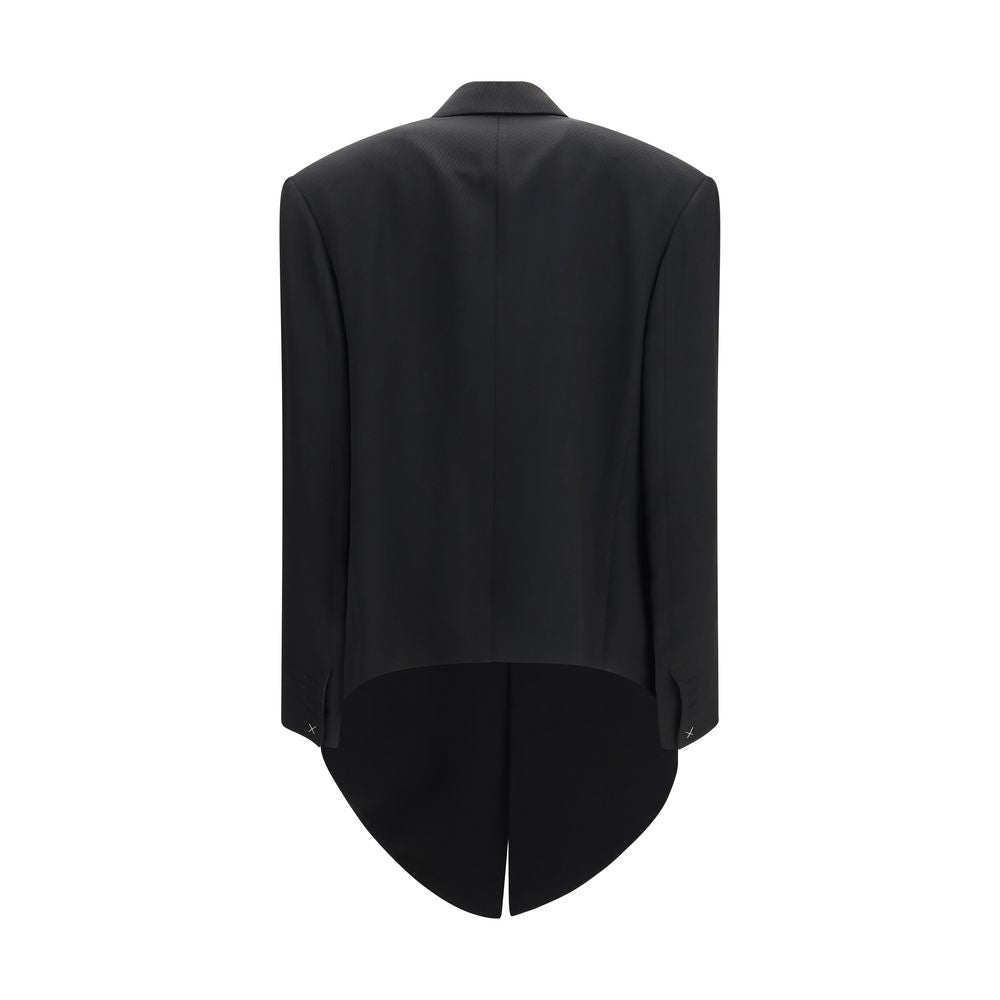 Black Viscose Coat
