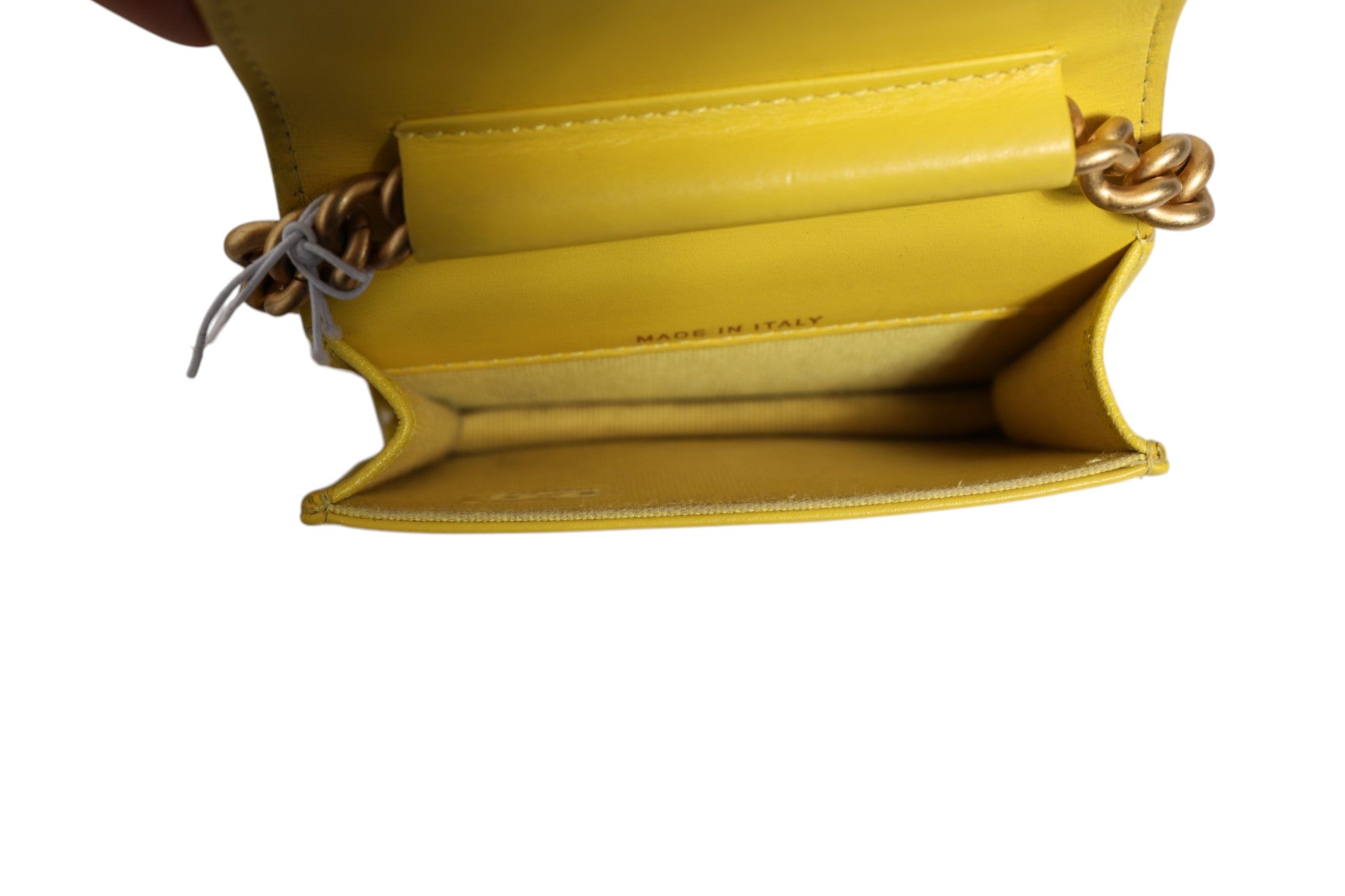 Crossbody Yellow Leather Bag