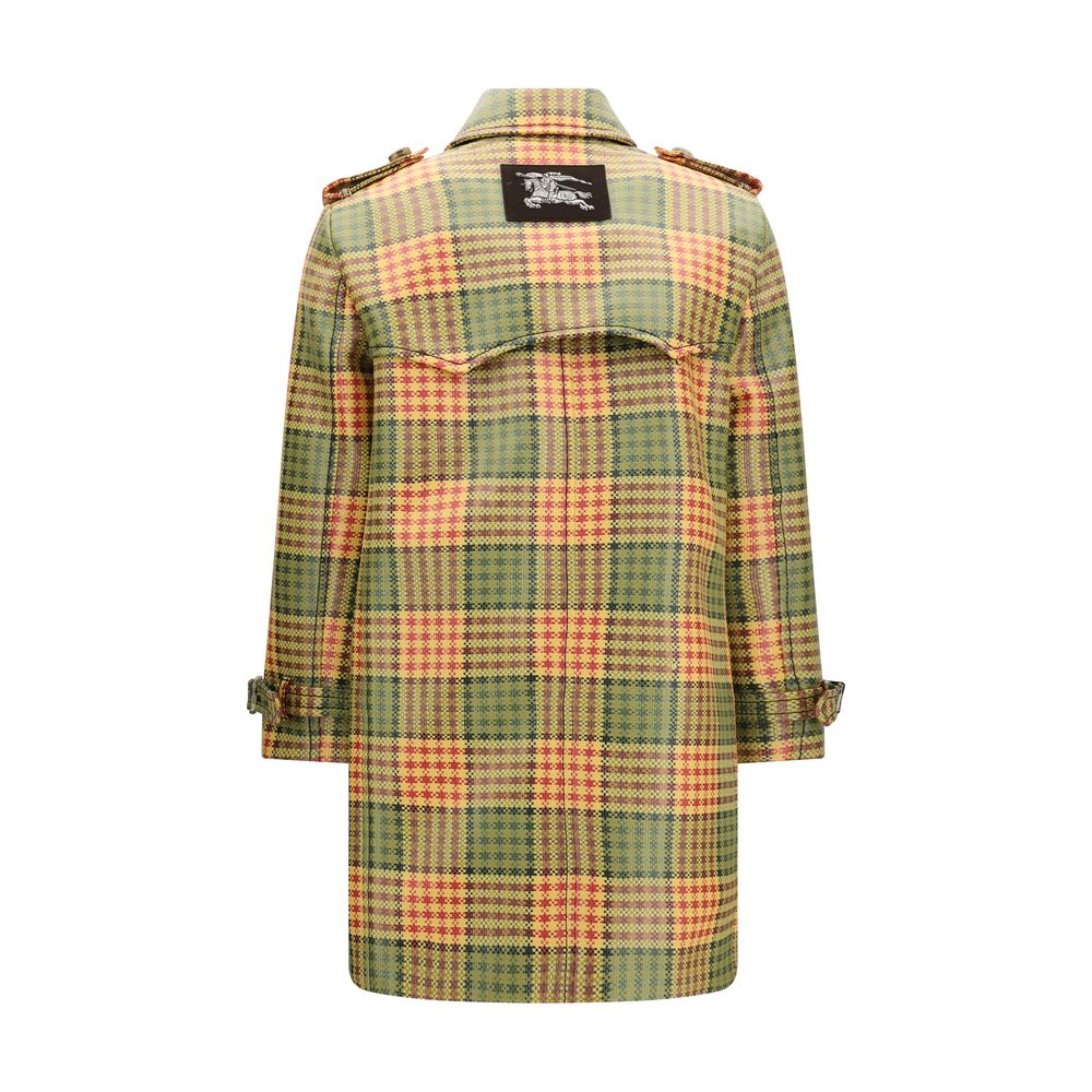 Multicolor Polyester Coat