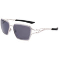 Gray Metal Sunglasses