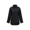 Black Cotton Dress Shirt