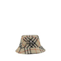 Beige Polyester Bucket Hat
