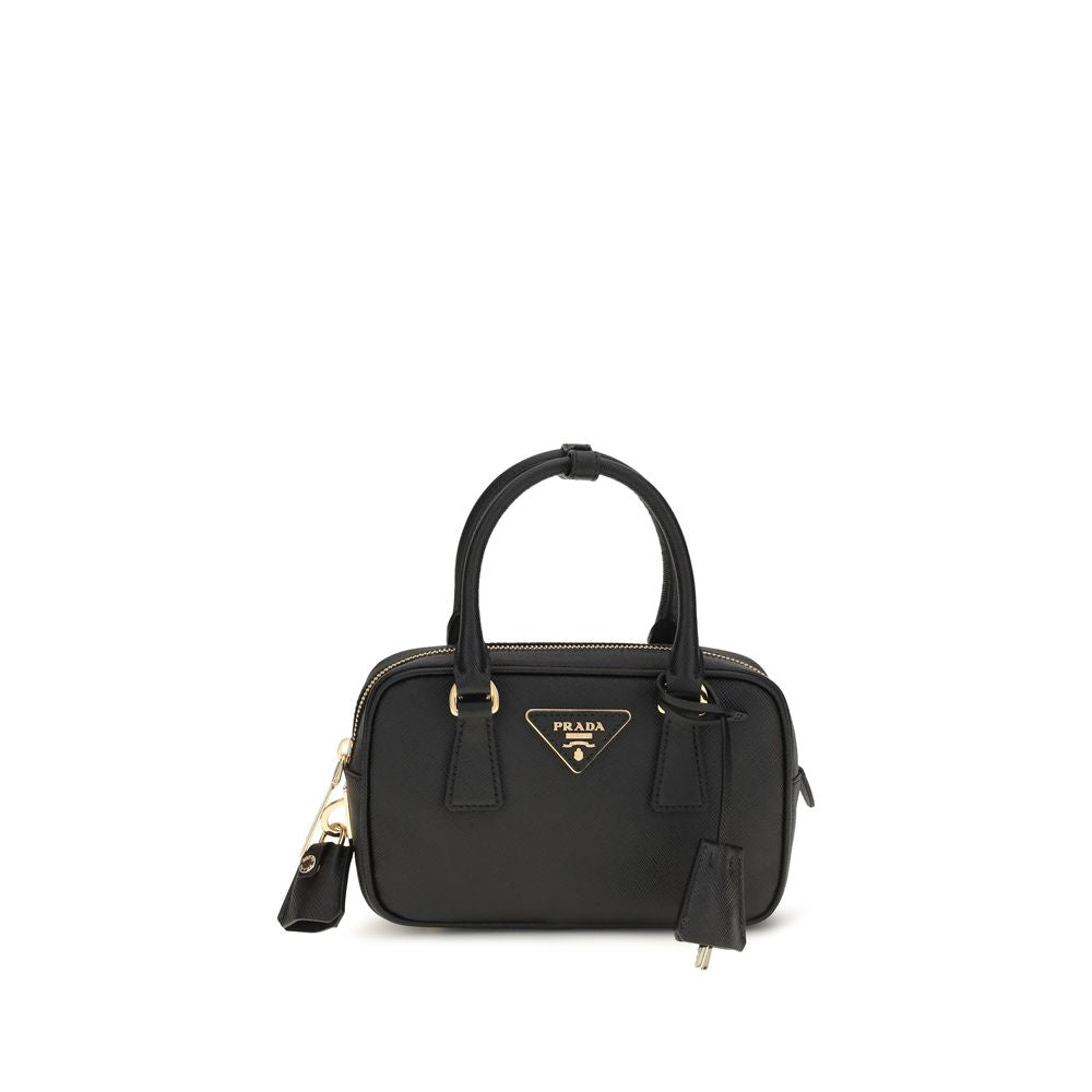 Black Calf Leather Bos Taurus Shoulder Bag