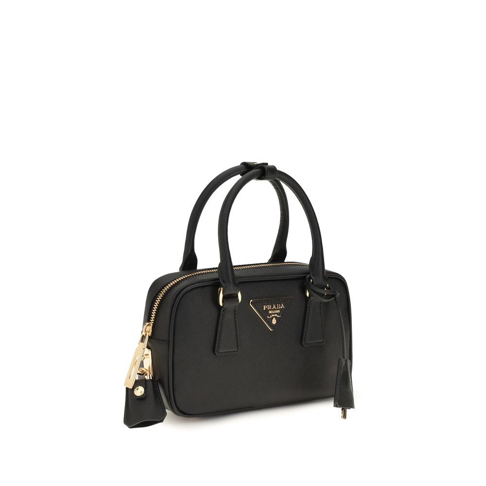 Black Calf Leather Bos Taurus Shoulder Bag