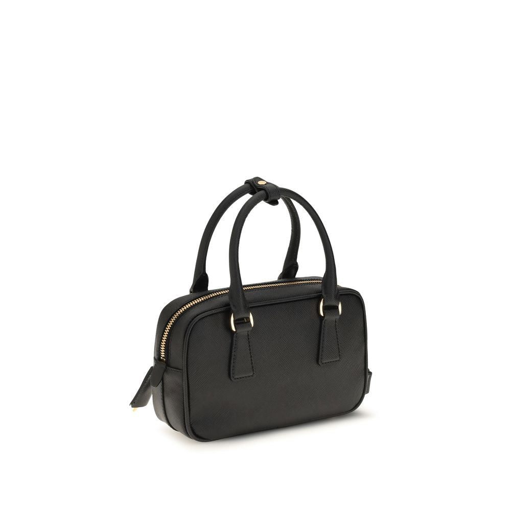 Black Calf Leather Bos Taurus Shoulder Bag