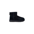 Black Suede Leather Ankle Boots