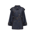 Blue Cotton Coat