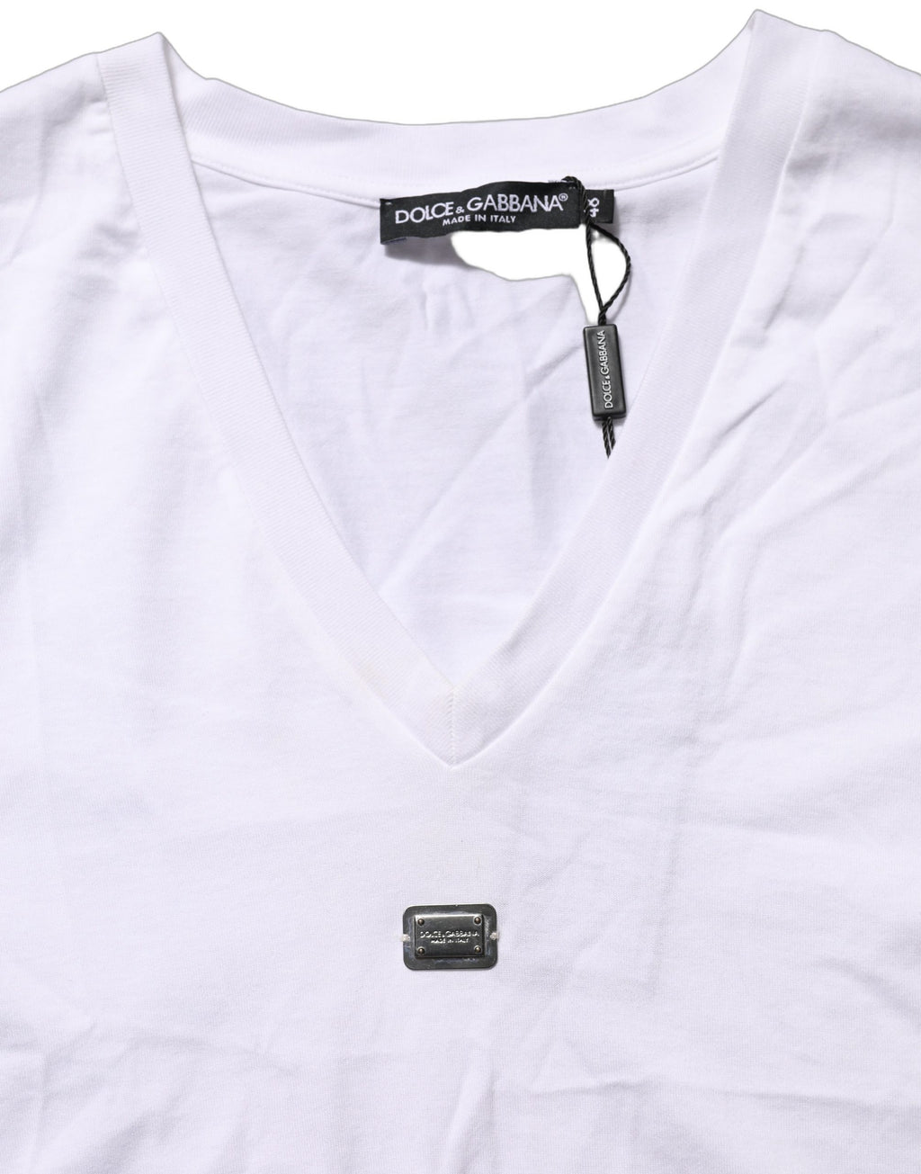 White Logo Embroidered TieWaist Cropped Top