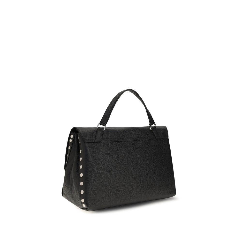 Black Calf Leather Bos Taurus Shoulder Bag
