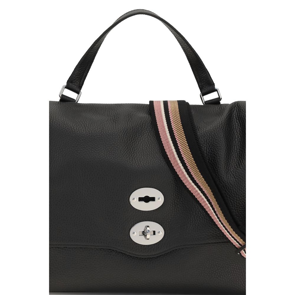 Black Calf Leather Bos Taurus Shoulder Bag
