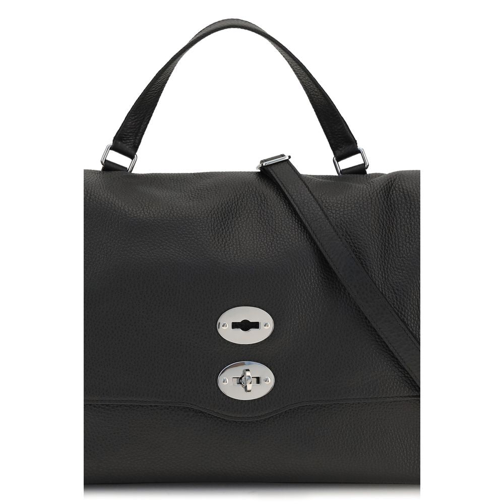 Black Calf Leather Bos Taurus Shoulder Bag