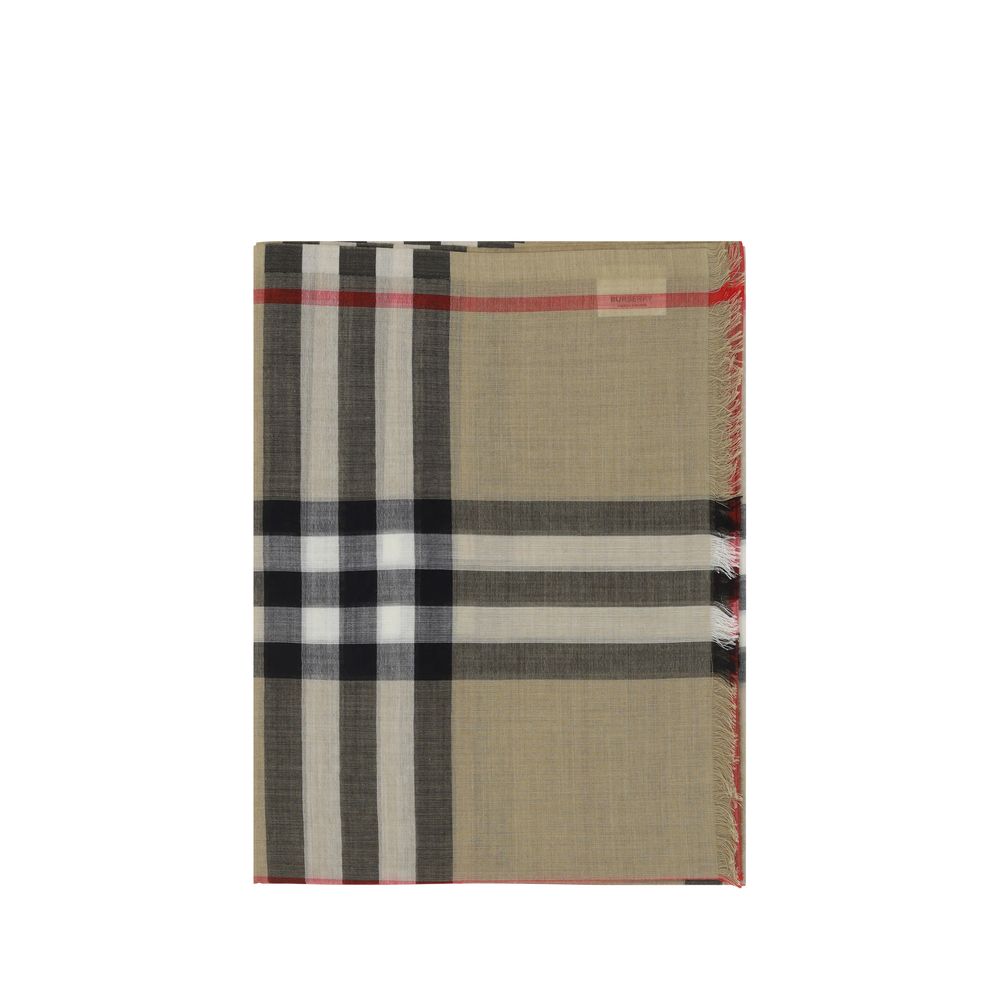 Brown Silk Scarf