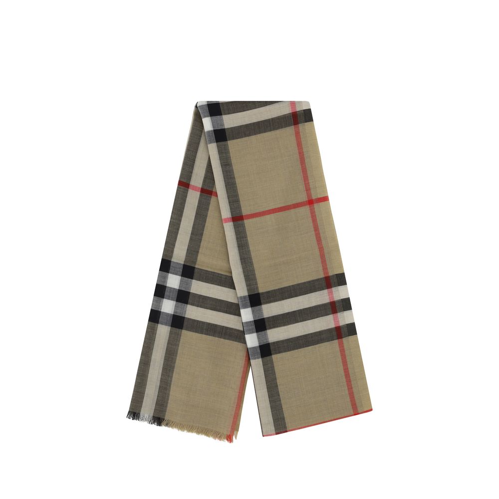 Brown Silk Scarf