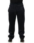 Black Polyester Jogger Men Sweatpants Pants