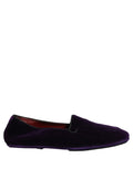 Violet Velvet Slip On Men Flats Loafers Shoes