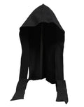 Men Black Cotton Whole Head Fisherman Capello Hat
