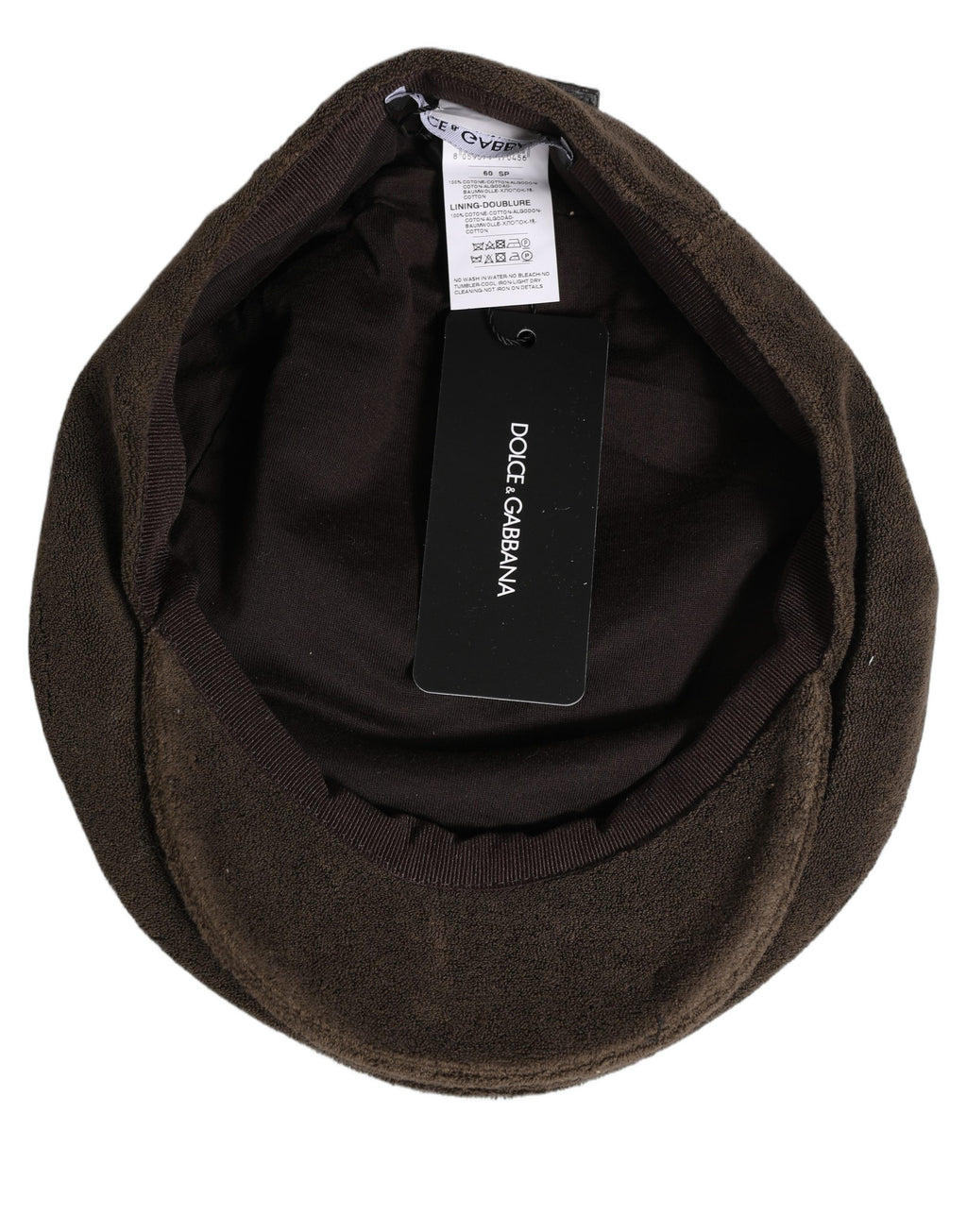 Men Brown Cotton Newsboy Cloth Capello Hat
