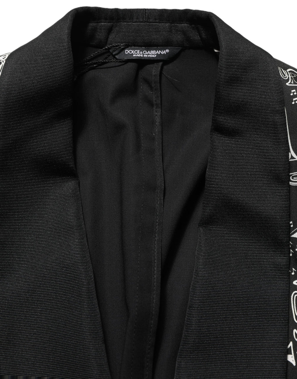 Black Crystal Embellished Coat Blazer Jacket