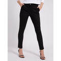 Black Viscose Casual Pants