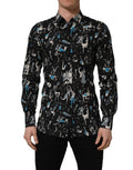 Black Jazz Club Cotton GOLD Fit Dress Shirt